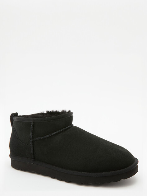 Мужские угги UGG CLASSIC ULTRA MINI, Артикул 1137391, черный | 3083884. Ракурс 3 Мужские угги UGG CLASSIC ULTRA MINI, Артикул 1137391, черный | 3083884. Ракурс 3