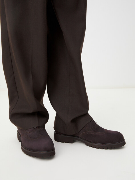 Мужские броги TENDANCE, Артикул Y153A-08E, темно-коричневый | 3100536. Ракурс 2 Мужские броги TENDANCE, Артикул Y153A-08E, темно-коричневый | 3100536. Ракурс 2