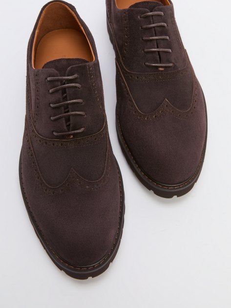 Мужские броги TENDANCE, Артикул Y153A-08E, темно-коричневый | 3100536. Ракурс 6 Мужские броги TENDANCE, Артикул Y153A-08E, темно-коричневый | 3100536. Ракурс 6