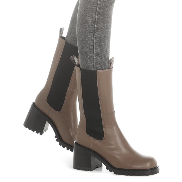 Женские челси TENDANCE, Артикул F276B-9-A62, серо-коричневый | 3127006. Ракурс 4