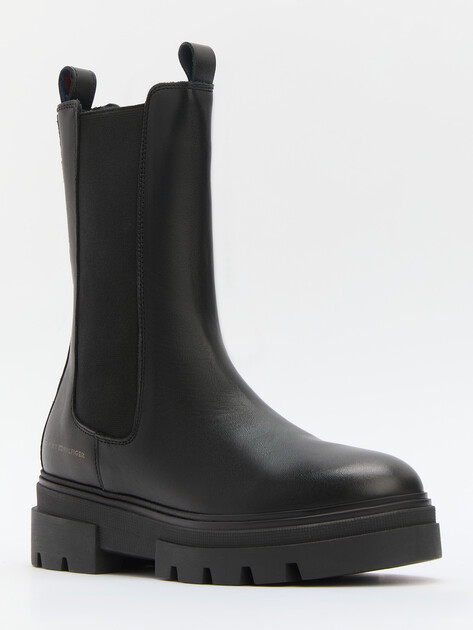 Женские челси TOMMY HILFIGER MONOCHROMATIC CHELSEA BOOT, Артикул FW0FW06730, черный | 3131605. Ракурс 3 Женские челси TOMMY HILFIGER MONOCHROMATIC CHELSEA BOOT, Артикул FW0FW06730, черный | 3131605. Ракурс 3