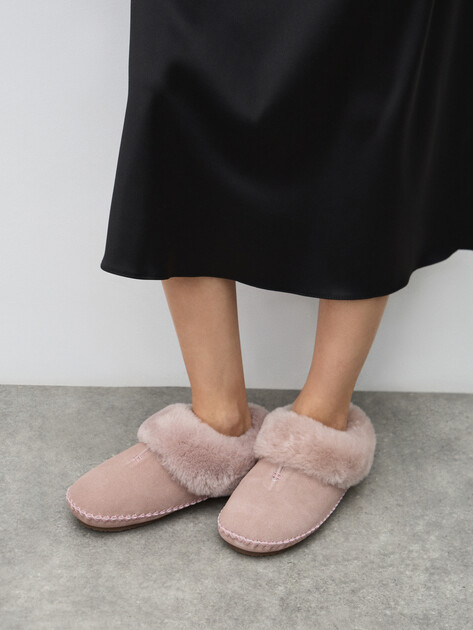 Женская домашняя обувь TENDANCE, Артикул DS-3547R, серовато-розовый | 3133469. Ракурс 6