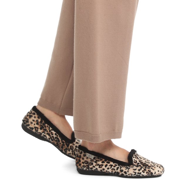 Женская домашняя обувь LA MAISON DE L'ESPADRILLE, Артикул 6160, леопардовый принт | 3137075. Ракурс 4