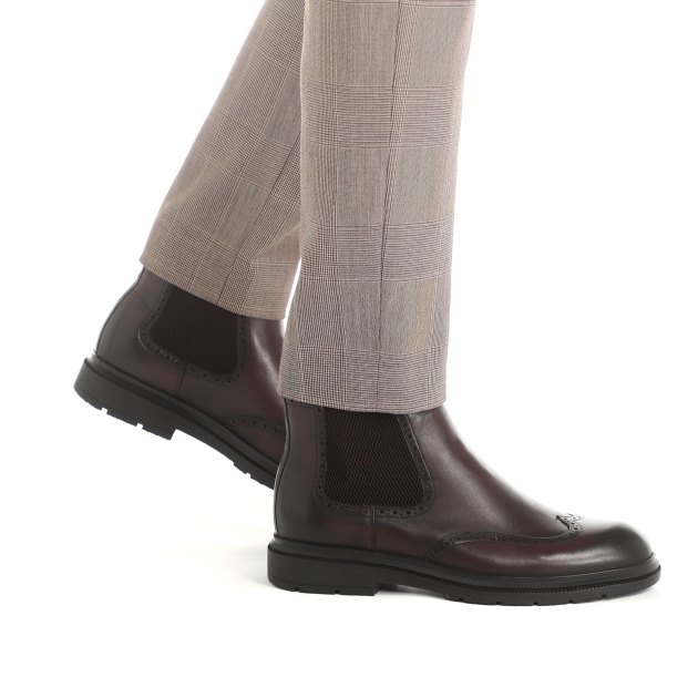 Мужские челси TENDANCE, Артикул 1F03-7JR, темно-коричневый | 3144621. Ракурс 4