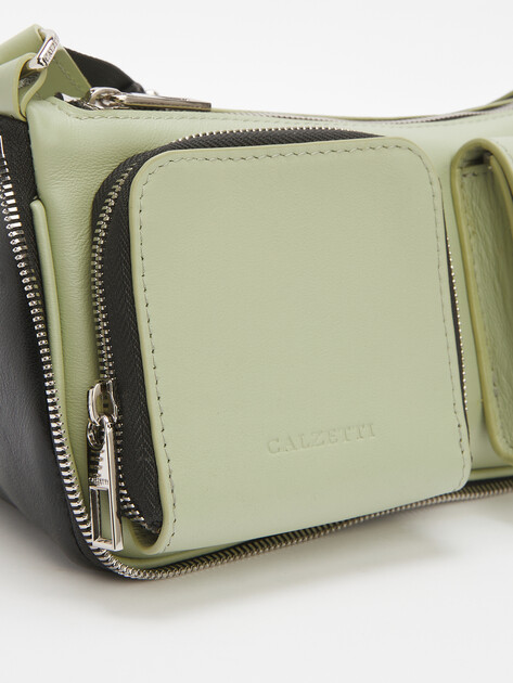 Кросс-боди CALZETTI, Артикул DOUBLE, зеленый | 3155377. Ракурс 3 Кросс-боди CALZETTI, Артикул DOUBLE, зеленый | 3155377. Ракурс 3