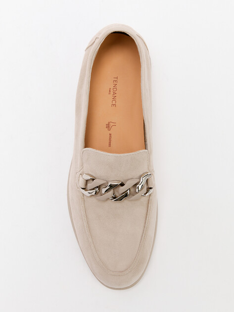 Женские лоферы TENDANCE, Артикул 32055-57A-S, светло-бежевый | 3157664. Ракурс 5