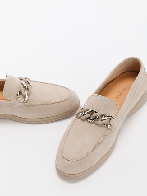 Женские лоферы TENDANCE, Артикул 32055-57A-S, светло-бежевый | 3157664. Ракурс 6