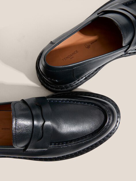 Мужские лоферы TENDANCE, Артикул T-2806F-2, темно-серый | 3161223. Ракурс 4