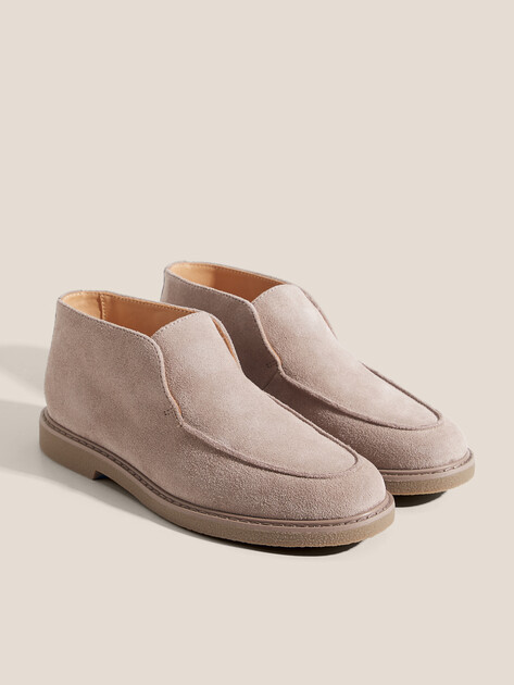 Женские высокие лоферы TENDANCE, Артикул 9546-42, серо-бежевый | 3162166. Ракурс 3
