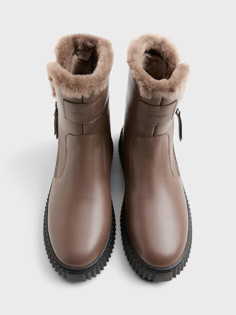 Женские ботинки TENDANCE, Артикул 8086-02, серо-коричневый | 3165609. Ракурс 4 Женские ботинки TENDANCE, Артикул 8086-02, серо-коричневый | 3165609. Ракурс 4