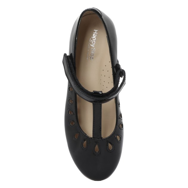 Детские туфли мэри-джейн HAPPY STEP, Артикул W2SARA, черный | 3165801. Ракурс 2