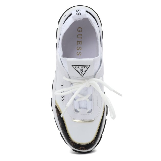 Женские кроссовки GUESS BRAYDIN, Артикул FL8BYDSMF12, белый | 3169416. Ракурс 2