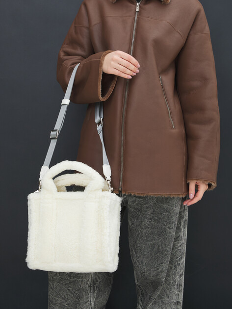 Женский тоут TENDANCE, Артикул MRH22-023-S, молочно-белый | 3177297. Ракурс 6 Женский тоут TENDANCE, Артикул MRH22-023-S, молочно-белый | 3177297. Ракурс 6