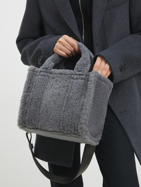 Женский тоут TENDANCE, Артикул MRH22-023-S, серый | 3177300. Ракурс 2 Женский тоут TENDANCE, Артикул MRH22-023-S, серый | 3177300. Ракурс 2