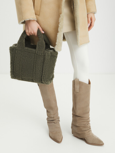 Женский тоут TENDANCE, Артикул MRH22-023-S, коричнево-зеленый | 3177307. Ракурс 6 Женский тоут TENDANCE, Артикул MRH22-023-S, коричнево-зеленый | 3177307. Ракурс 6
