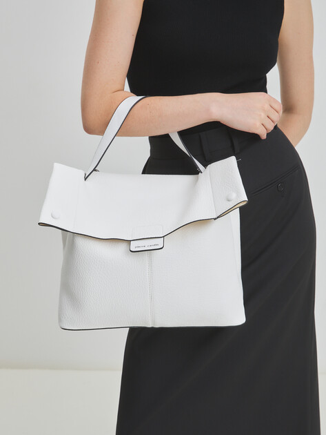 Женская сумка с ручкой PIERRE CARDIN, Артикул 1077 iza331, белый | 3178431. Ракурс 2