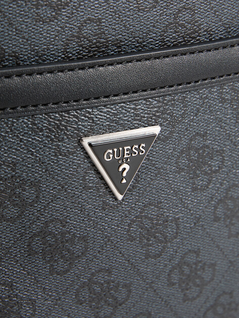 Мужская сумка  GUESS VEZZOLA SMART CROSSBODY FLAT, Артикул HMEVZLP2223, темно-серый | 3179083. Ракурс 3
