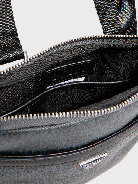 Мужская сумка  GUESS VEZZOLA SMART CROSSBODY FLAT, Артикул HMEVZLP2223, темно-серый | 3179083. Ракурс 5