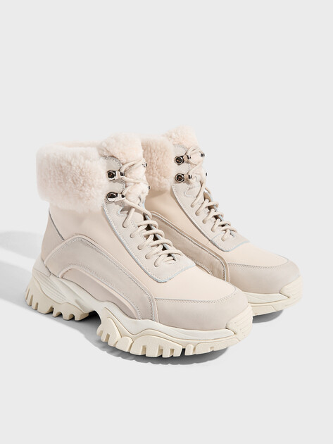Женские высокие кроссовки TENDANCE, Артикул IGS2151S-682, серо-бежевый | 3182491. Ракурс 2