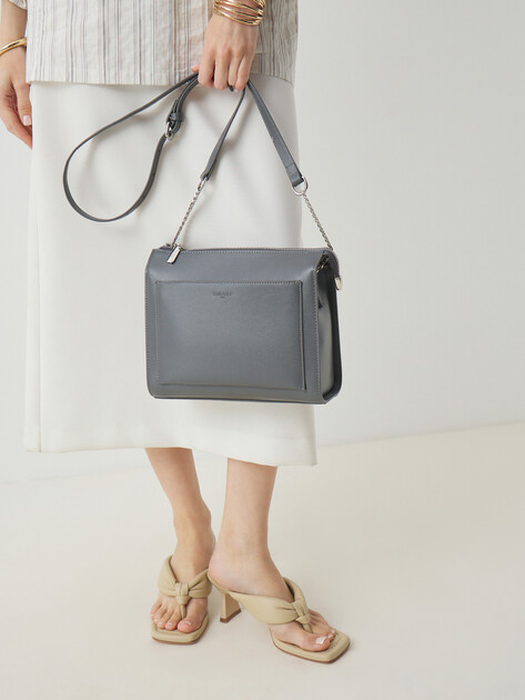 Кросс-боди TENDANCE, Артикул MRH22-039, темно-серый | 3196410. Ракурс 2