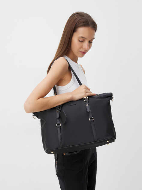 Женский тоут TENDANCE, Артикул MRH22-044, черный | 3197460. Ракурс 2