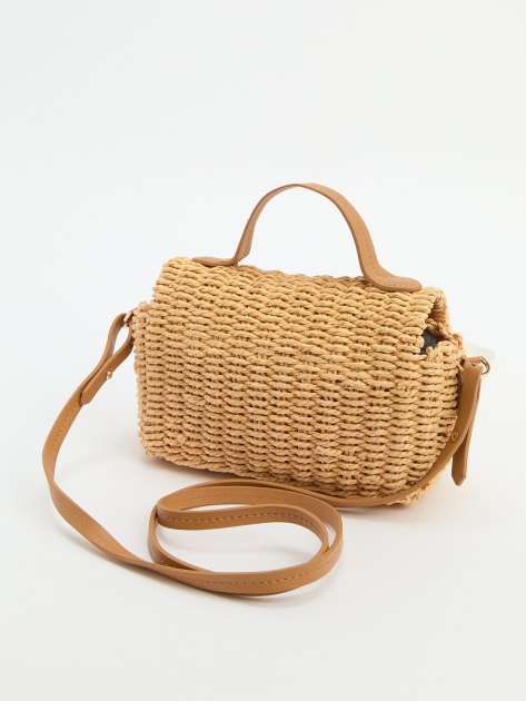 Сумка летняя с ручками TENDANCE, Артикул WL22-608, темно-бежевый | 3200979. Ракурс 5 Сумка летняя с ручками TENDANCE, Артикул WL22-608, темно-бежевый | 3200979. Ракурс 5
