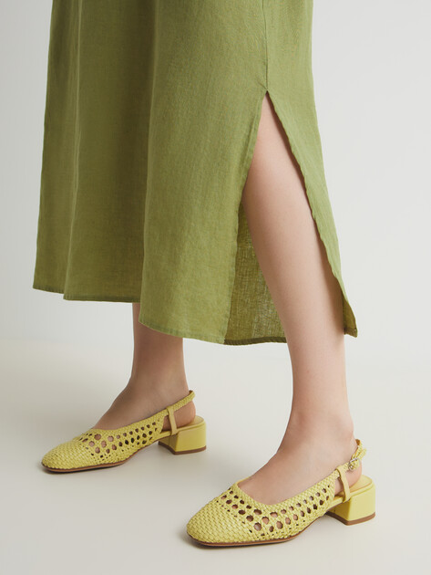 Женское платье MAISON DAVID, Артикул DRESS-2, салатовый | 3210672. Ракурс 3