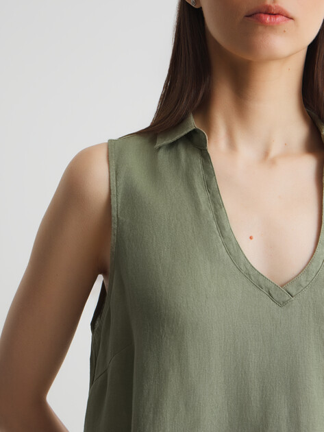 Женское платье MAISON DAVID, Артикул DRESS-2, серовато-зеленый | 3210832. Ракурс 3