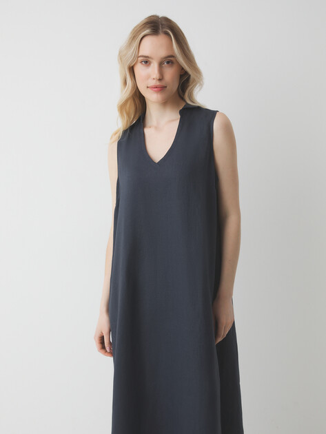 Женское платье MAISON DAVID, Артикул DRESS-2, антрацитово-серый | 3210855. Ракурс 2