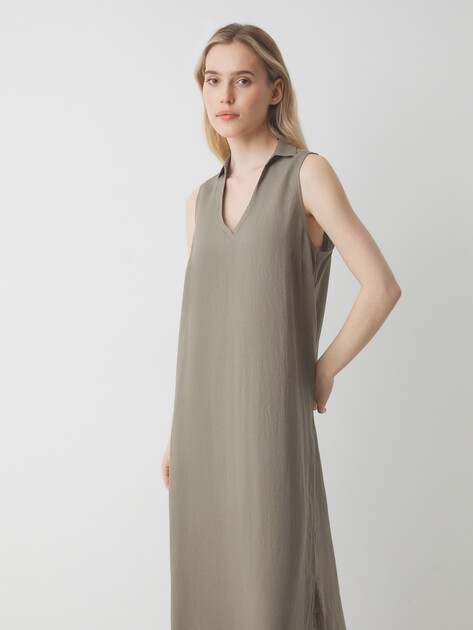 Женское платье MAISON DAVID, Артикул DRESS-2, серо-зеленый | 3210938. Ракурс 2