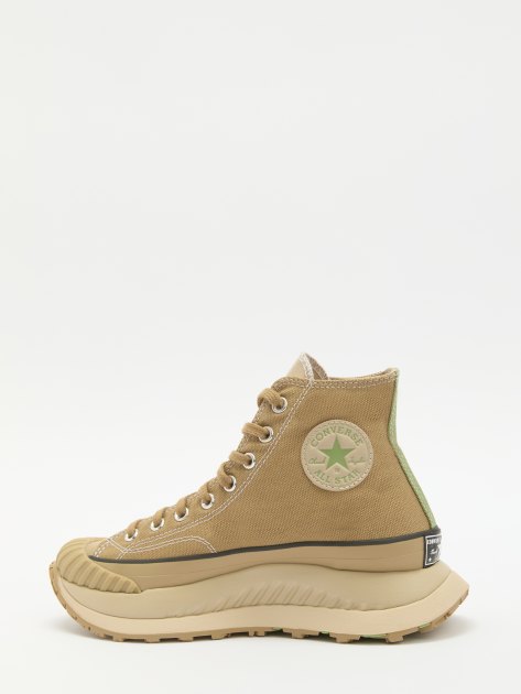 Высокие кроссовки CONVERSE CHUCK 70 AT CX, Артикул A02777, зелено-бежевый | 3221197. Ракурс 3 Высокие кроссовки CONVERSE CHUCK 70 AT CX, Артикул A02777, зелено-бежевый | 3221197. Ракурс 3