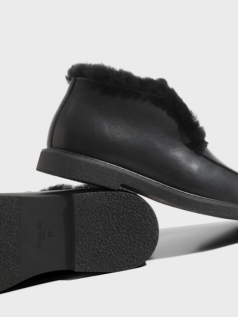 Женские высокие лоферы TENDANCE, Артикул 9546-46M, черный | 3228796. Ракурс 3