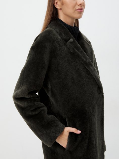 Женская шуба MAISON DAVID, Артикул RV-W9, темно-зеленый | 3229562. Ракурс 3