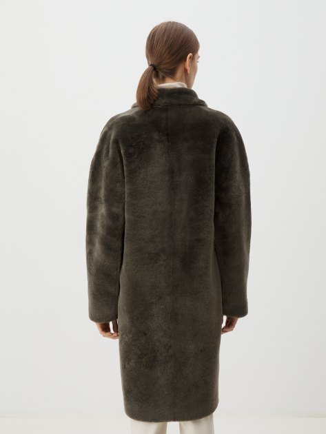 Женская шуба MAISON DAVID, Артикул RV-W9, серо-зеленый | 3229580. Ракурс 4