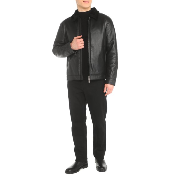 Мужская дубленка MAISON DAVID, Артикул RV-M3, черный | 3229682. Ракурс 5