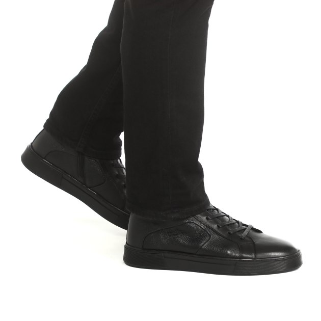 Мужские высокие кеды TENDANCE, Артикул MY3267-01, черный | 3229803. Ракурс 4