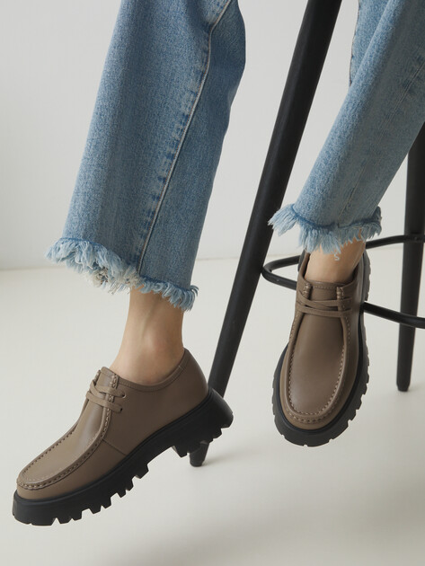 Женские полуботинки TENDANCE, Артикул HC2210-01, серо-коричневый | 3231427. Ракурс 2 Женские полуботинки TENDANCE, Артикул HC2210-01, серо-коричневый | 3231427. Ракурс 2