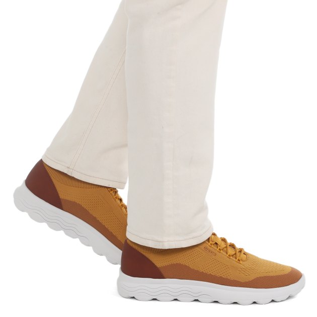 Мужские кроссовки GEOX U SPHERICA, Артикул U15BYA, желтый | 3231849. Ракурс 4