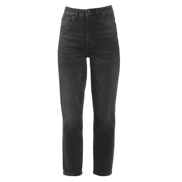 Женские джинсы мом GUESS MOM JEAN, Артикул W2YA21D4QD1, черно-серый | 3244606. Ракурс 4