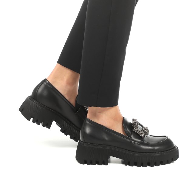 Женские лоферы LORIBLU, Артикул 4SL124, черный | 3249006. Ракурс 4
