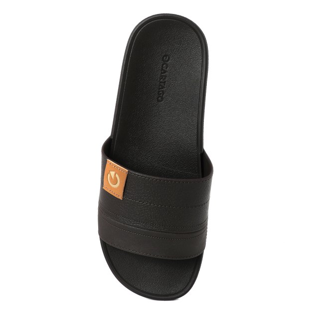 Мужские сланцы CARTAGO DAKAR GASPEA  AD, Артикул 11521, темно-коричневый | 3249602. Ракурс 2