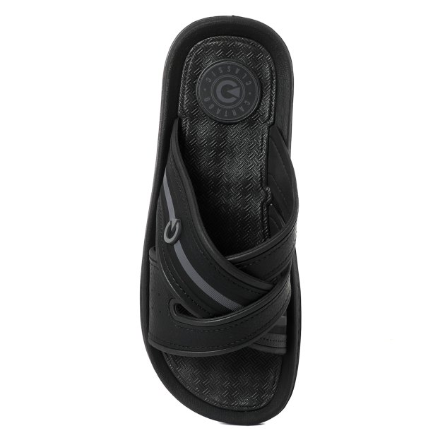 Мужские шлепанцы CARTAGO FIJI  IV SLIDE AD, Артикул 11608, черный | 3249615. Ракурс 2