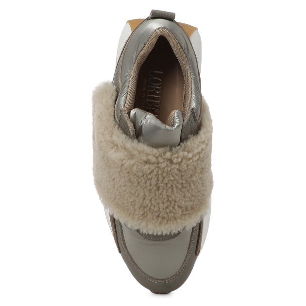 Женские кроссовки LORIBLU, Артикул KEY058, бежево-серый | 3250264. Ракурс 2