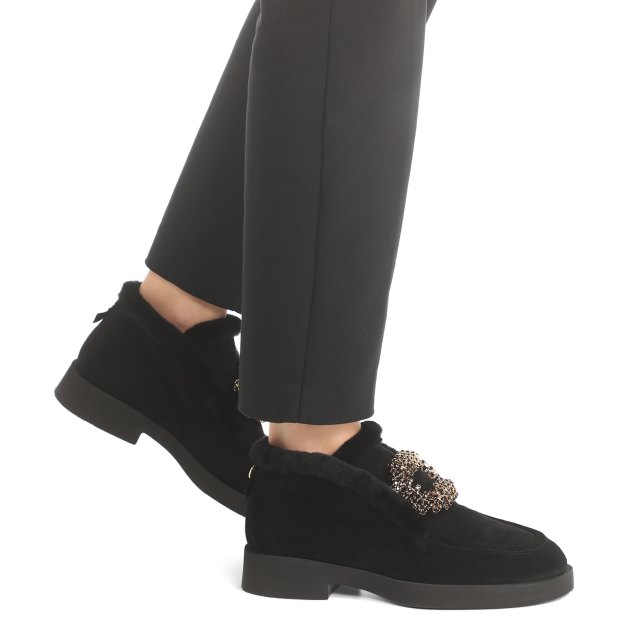 Женские высокие лоферы LORIBLU, Артикул 6LO126, черный | 3251944. Ракурс 4