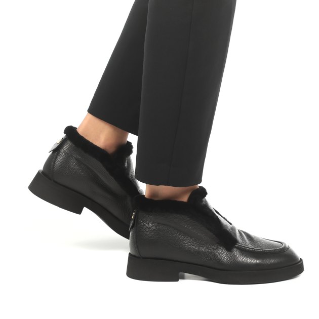 Женские высокие лоферы LORIBLU, Артикул 6LO125, черный | 3251990. Ракурс 4