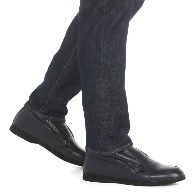 Мужские высокие лоферы DINO BIGIONI, Артикул DB3115, темно-синий | 3258647. Ракурс 4