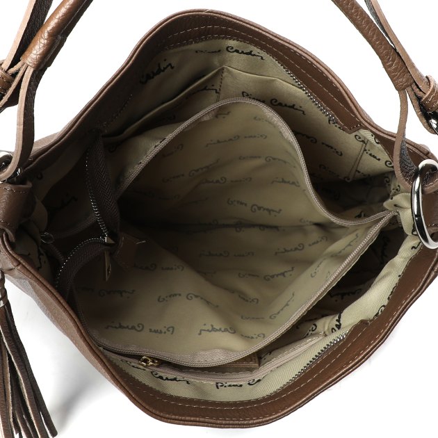 Женская сумка на плечо PIERRE CARDIN, Артикул 1919, серовато-коричневый | 3259341. Ракурс 5