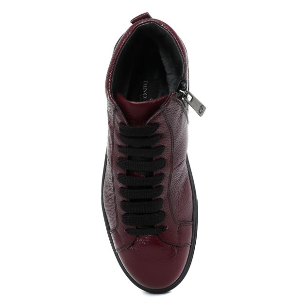 Мужские высокие кеды DINO BIGIONI, Артикул DBS2931, бордовый | 3261591. Ракурс 2