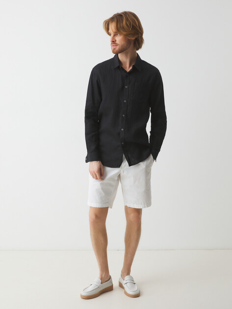 Мужская рубашка MAISON DAVID, Артикул SHIRT, черный | 3267176. Ракурс 2 Мужская рубашка MAISON DAVID, Артикул SHIRT, черный | 3267176. Ракурс 2