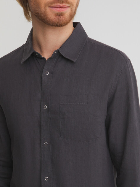 Мужская рубашка MAISON DAVID, Артикул SHIRT, серо-коричневый | 3267260. Ракурс 3 Мужская рубашка MAISON DAVID, Артикул SHIRT, серо-коричневый | 3267260. Ракурс 3